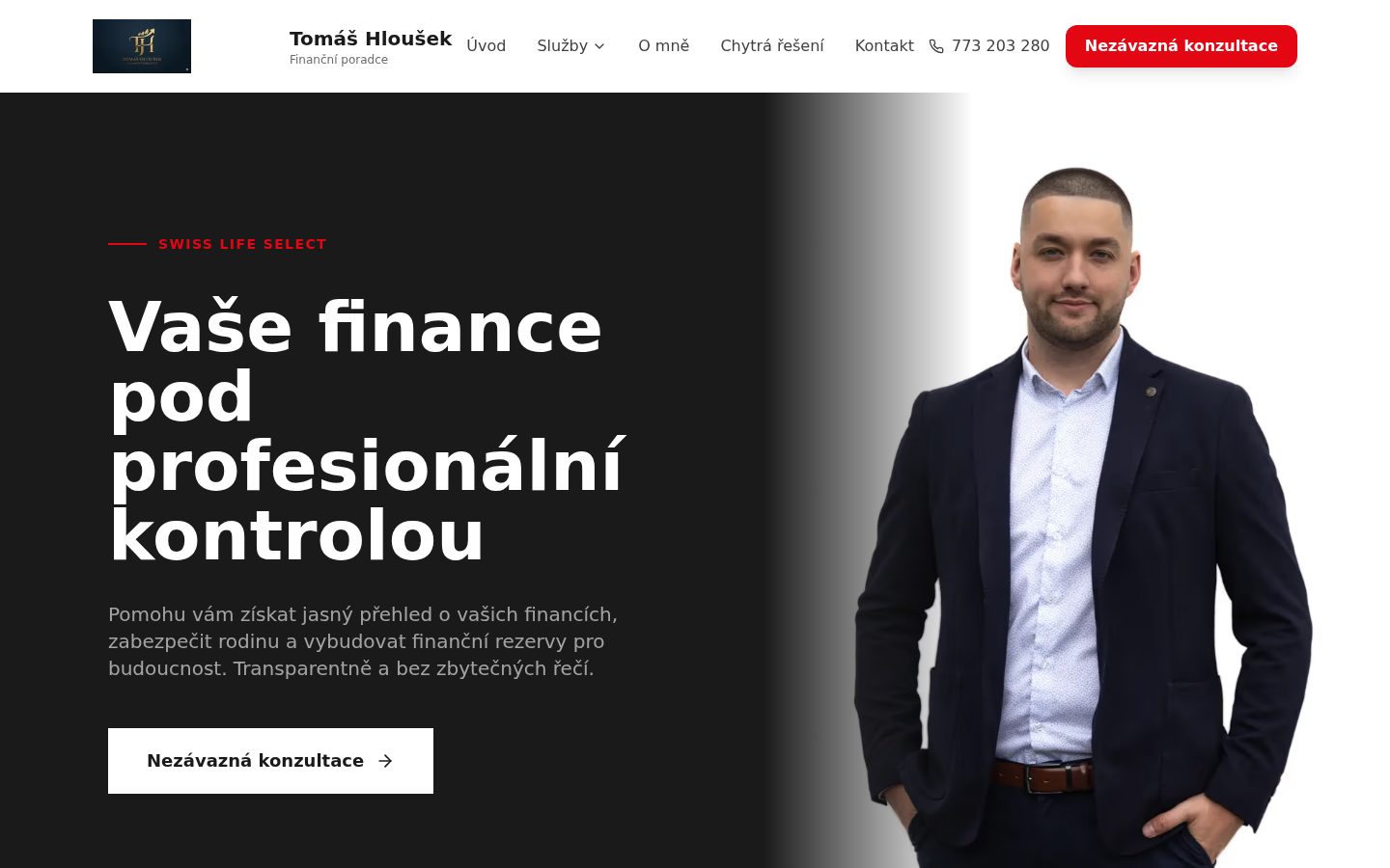 Náhled webu hlousekfinance.cz